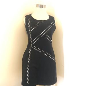 Kouture by Kimora Black Studded Cocktail Dress